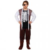 22149 taille sm costume homme halloween zombie pirate