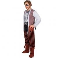 22149 taille sm deguisement homme halloween zombie pirate