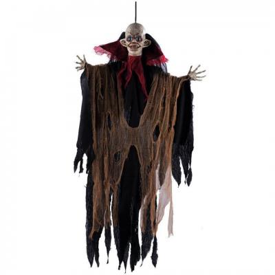 1 Monstre Vampire à suspendre de 120cm pour la décoration d'Halloween REF/22250 (animé, sonore et lumineux)