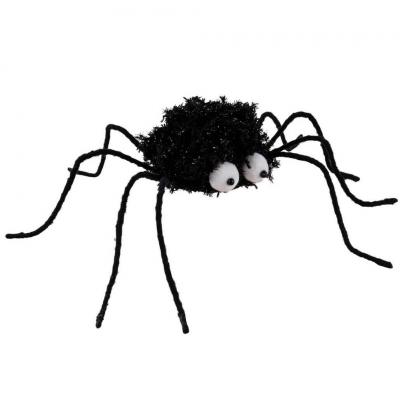 22274 decoration halloween araignee noire mignonne