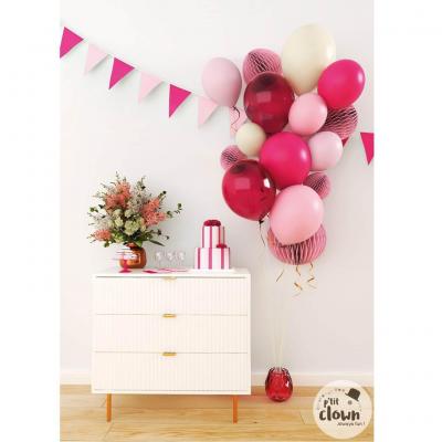 22448 decoration ballon latex nuance rose