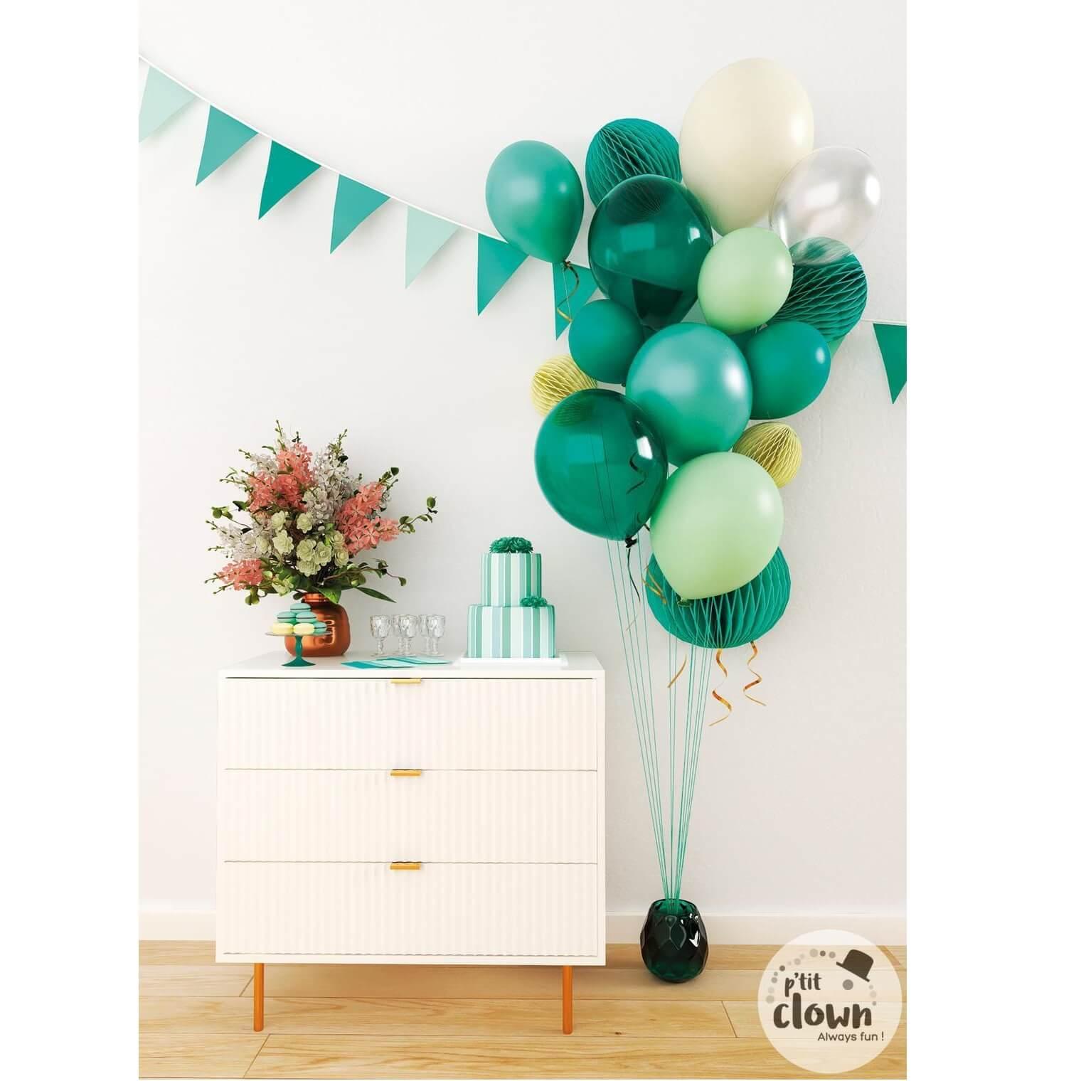 22449 decoration ballon latex nuance vert
