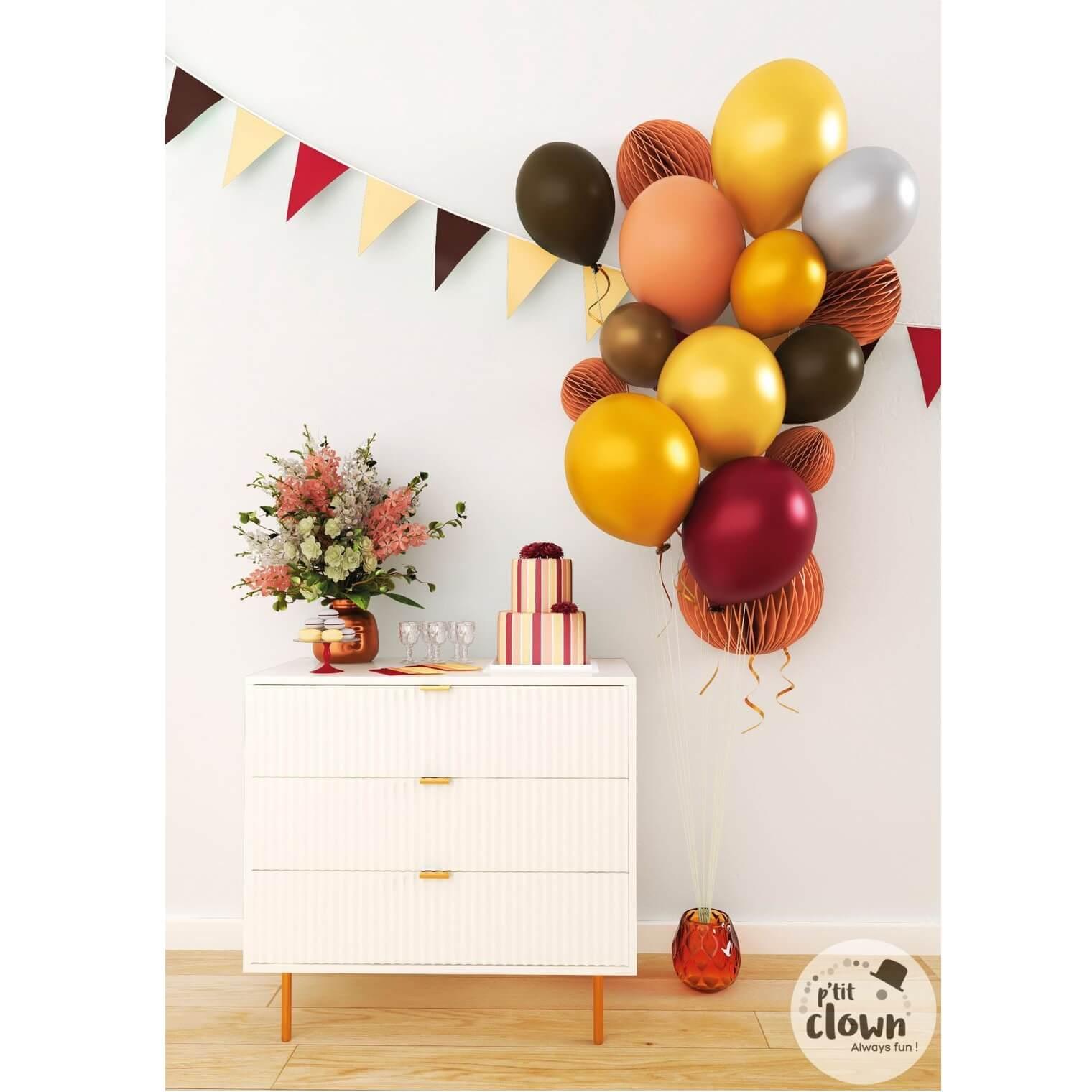 22450 decoration ballon latex nuance moka