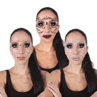 22562 magasin pas de calais maquillage halloween bijoux visage strass autocollant