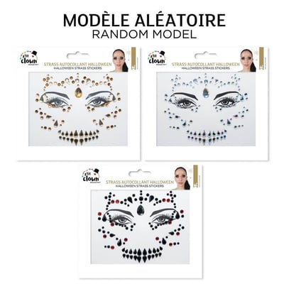 22562 magasin pas de calais maquillage halloween bijoux visages strass autocollante
