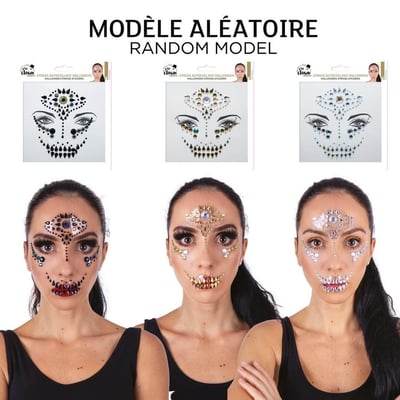 22563 magasin de maquillage pas de calais halloween bijoux visage autocollant strass