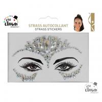 22564 maquillage visage strass autocollantes