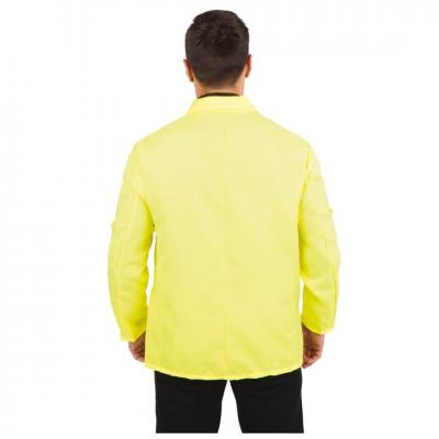 22665 deguisement veste de costume jaune fluo