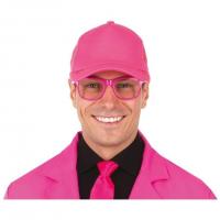 22669 accessoire de deguisement casquette rose fluo