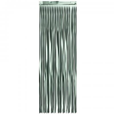 22749 decoration de porte rideau lame vert olive sauge matte