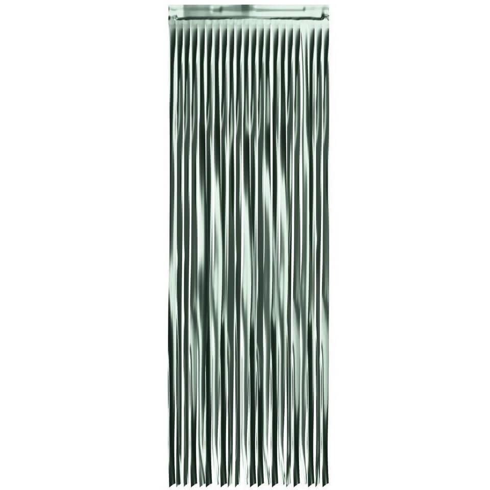 22749 decoration de porte rideau lame vert olive sauge matte