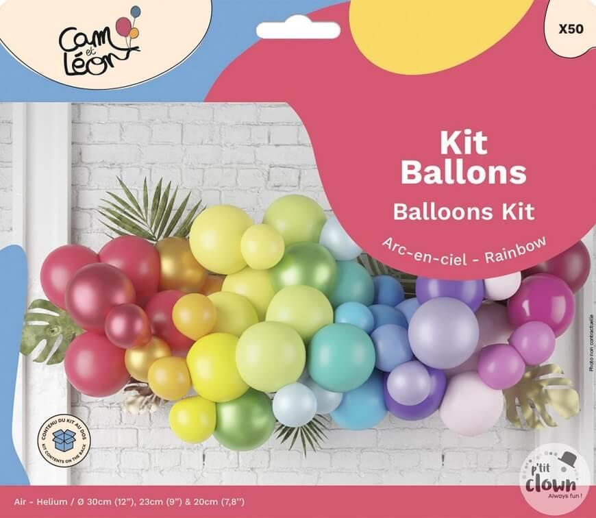 Kit Arche de Ballons - Nuage Ballon Multicolore pour l