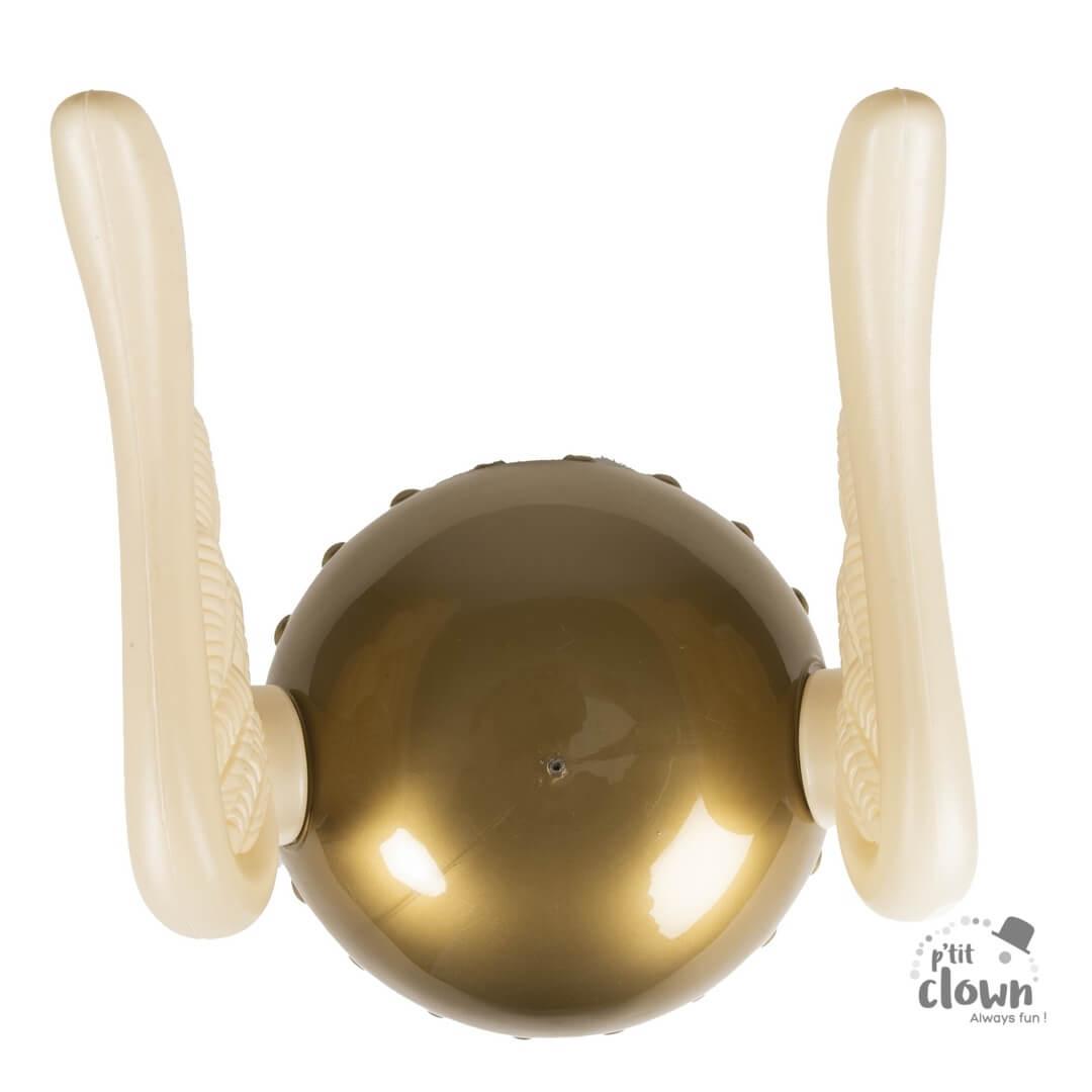 22821 accessoire deguisement adulte casque aile gaulois dore