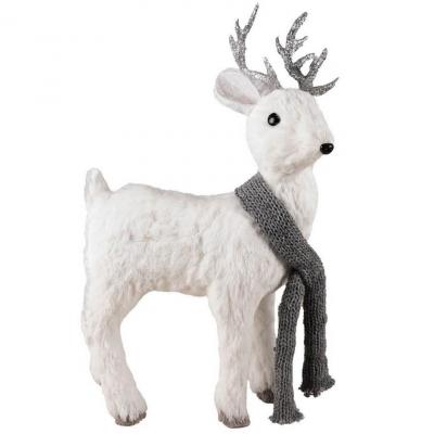 22852 decoration d interieur de noel avec renne blanc