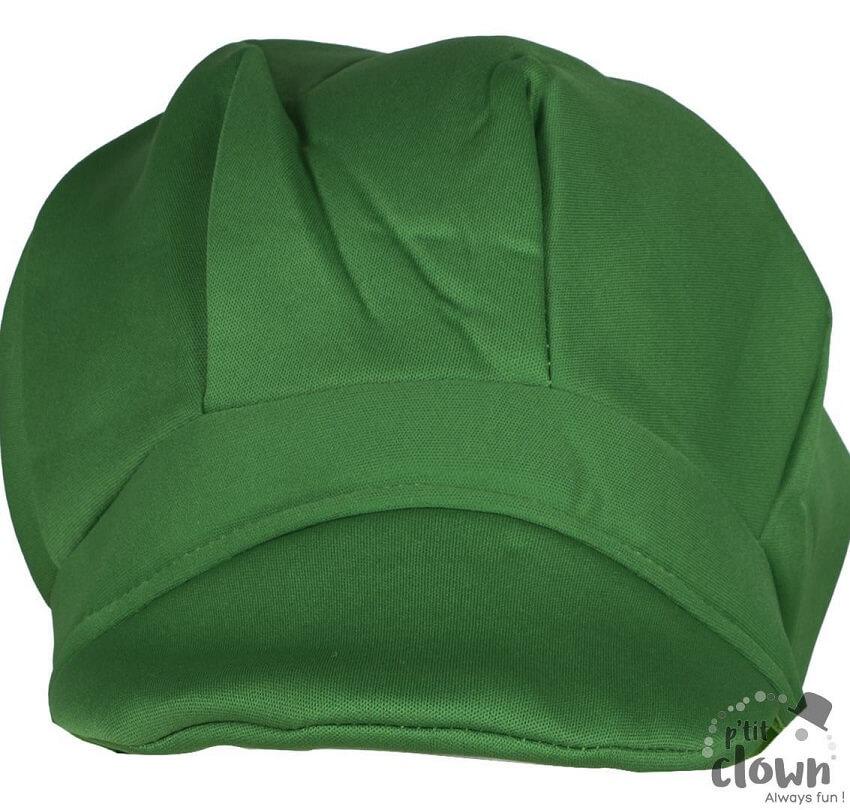 22863 accessoire de deguisement avec casquette verte plombier