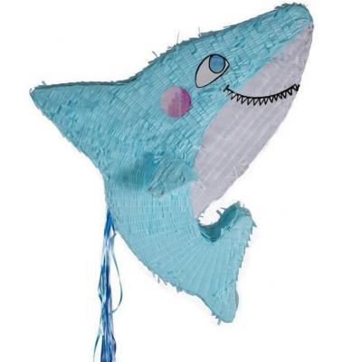 1 Piñata Requin bleu pour fête anniversaire enfant 39 x 44cm REF/22912