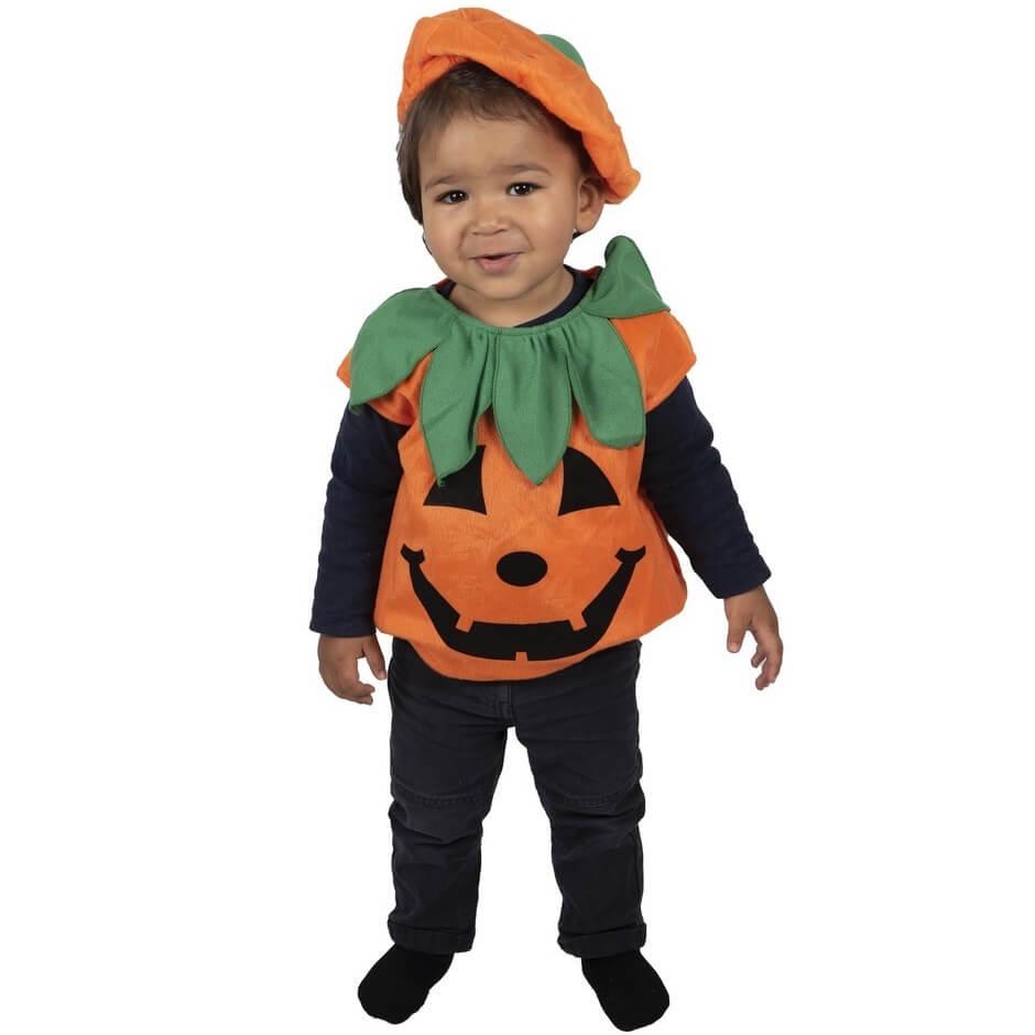 23046 taille 1 a 2 ans costume halloween enfant citrouille