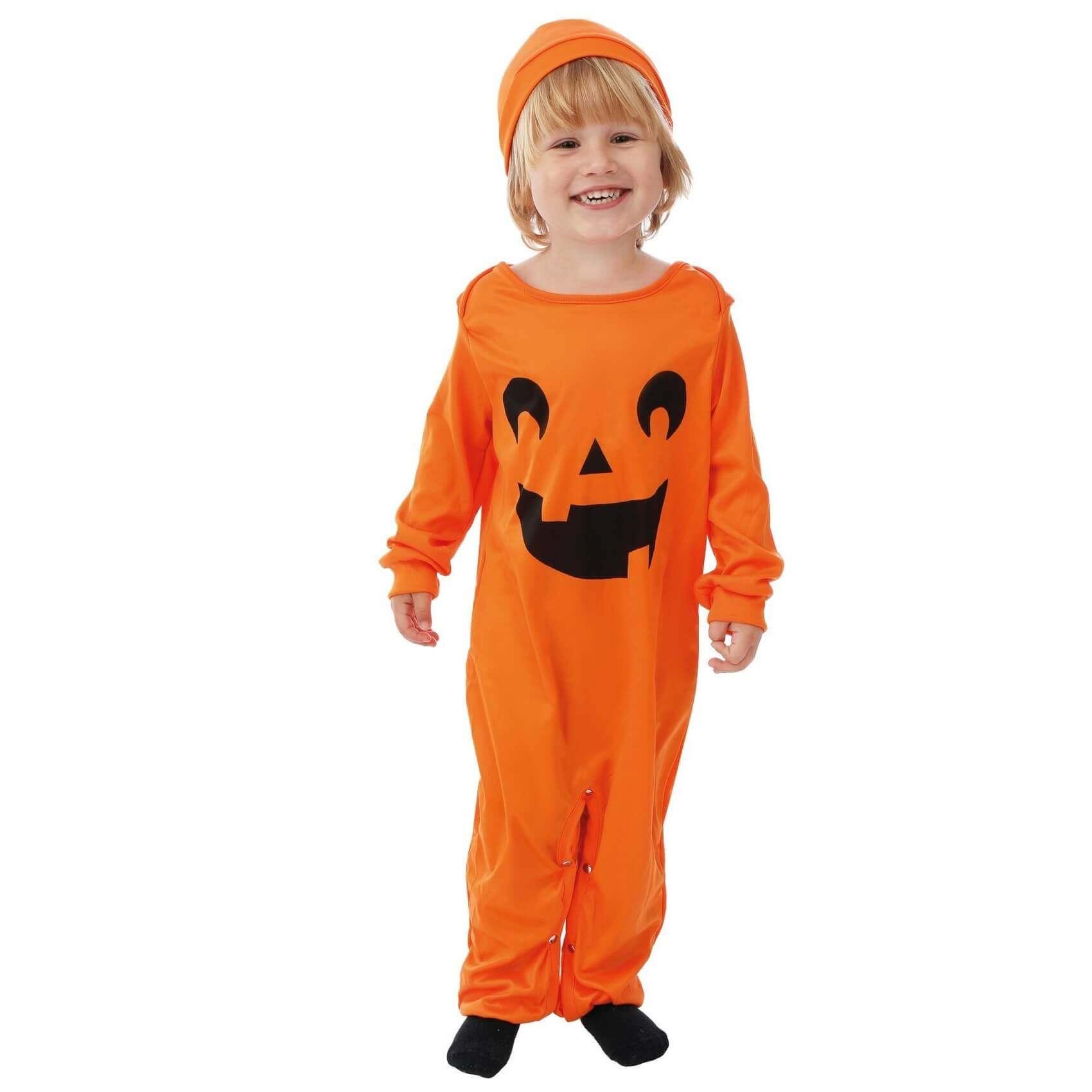 23058 age 3ans 4ans costume enfant halloween citrouille orange