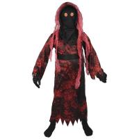 23120 taille 5 a 6 ans deguisement costume halloween spectre rouge noir