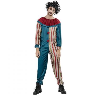 23143 taille s m costume clown homme adulte cirque halloween