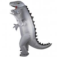 23159 costume deguisement gonflable adulte dinosaure gris