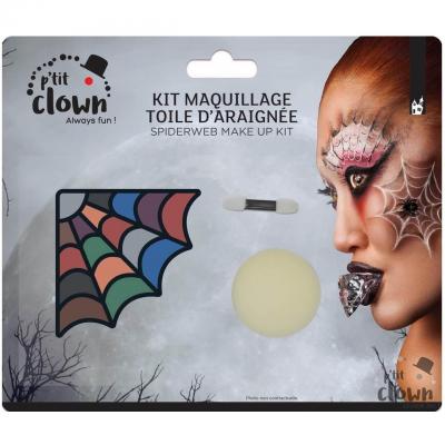 23178 kit maquillage halloween araignee