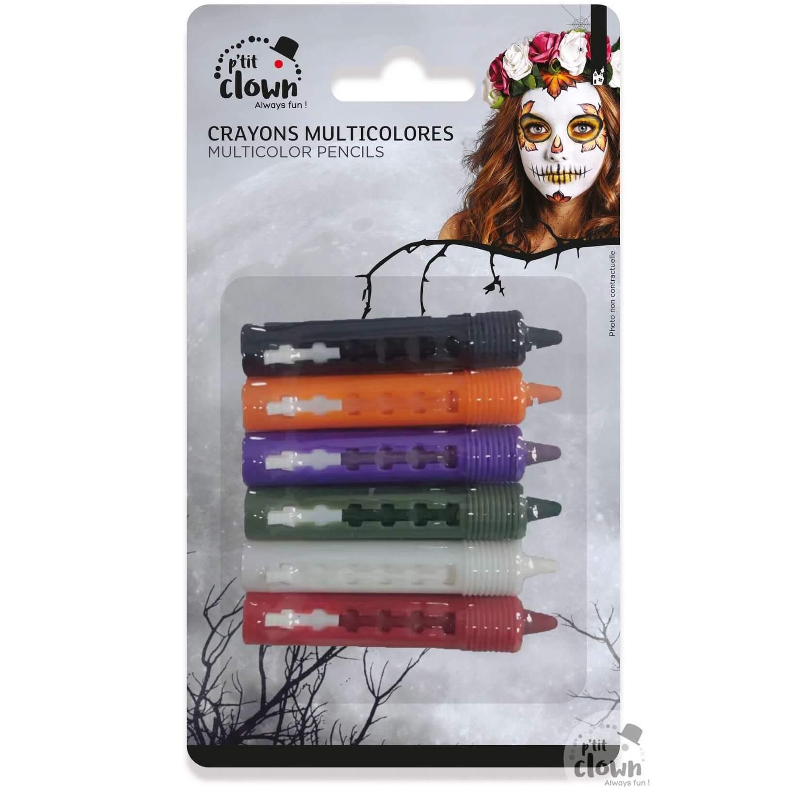 23181 maquillage halloween crayons fard gras