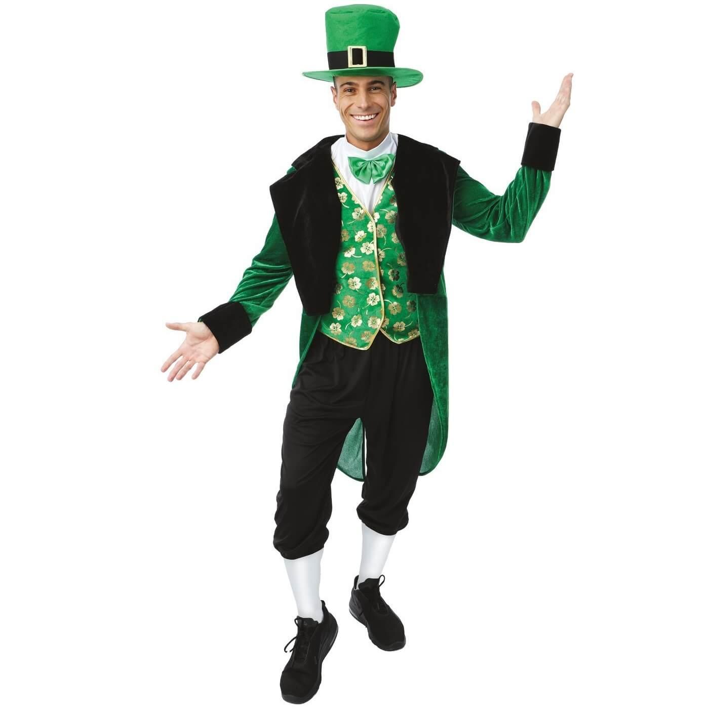 23239 taille sm costume deguisement st patrick leprauchaun vert