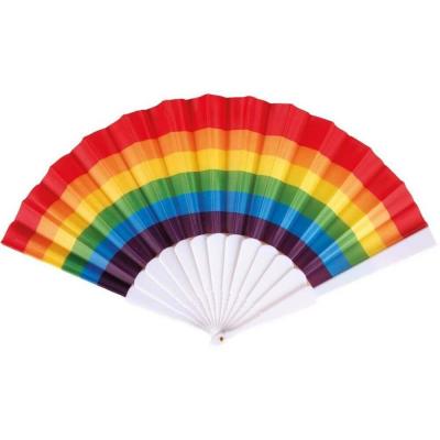 23260 accessoire deguisement eventail pride arc en ciel