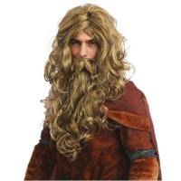 23290 accessoire deguisement adulte perruque barbe viking homme