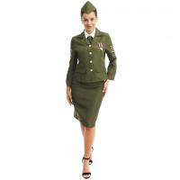 23301 taille s m costume deguisement femme adulte militaire dday
