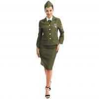 23302 taille l xl costume deguisement femme adulte militaire dday