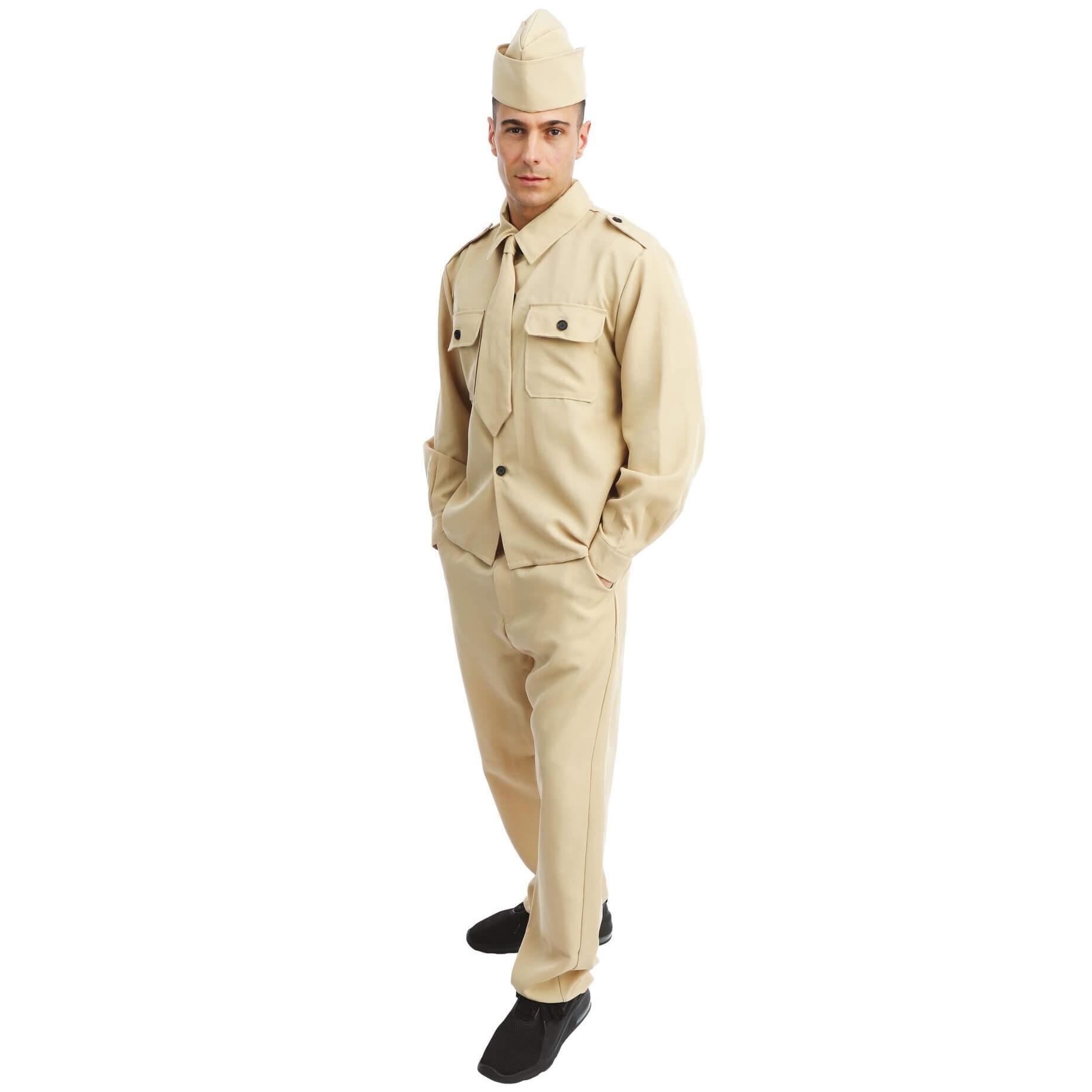 23304 taille l xl deguisement costume homme dday militaire