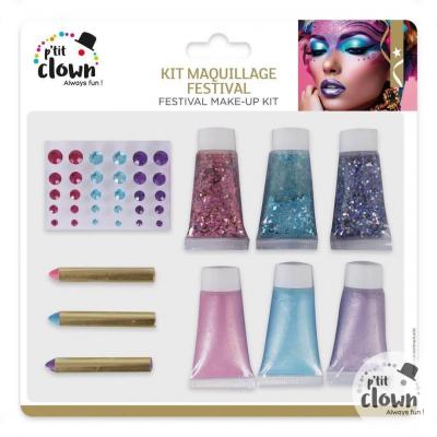 1 Kit maquillage Carnaval: Festival Multicolore REF/23351