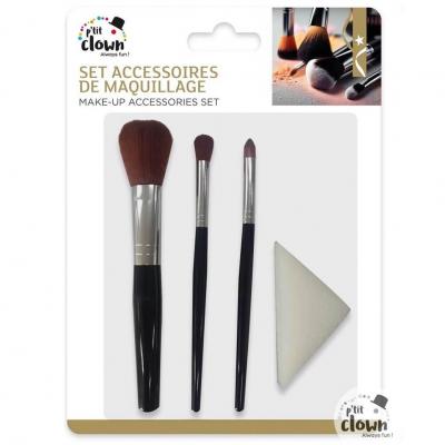 1 Set de pinceaux avec éponge pour maquillage REF/23355