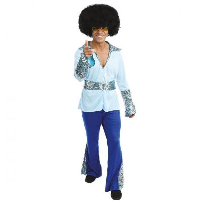 Costume Disco Bleu L/XL REF/23357 (Déguisement adulte homme)