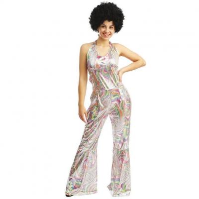 Costume Disco Multicolore S/M REF/23358 (Déguisement adulte femme)