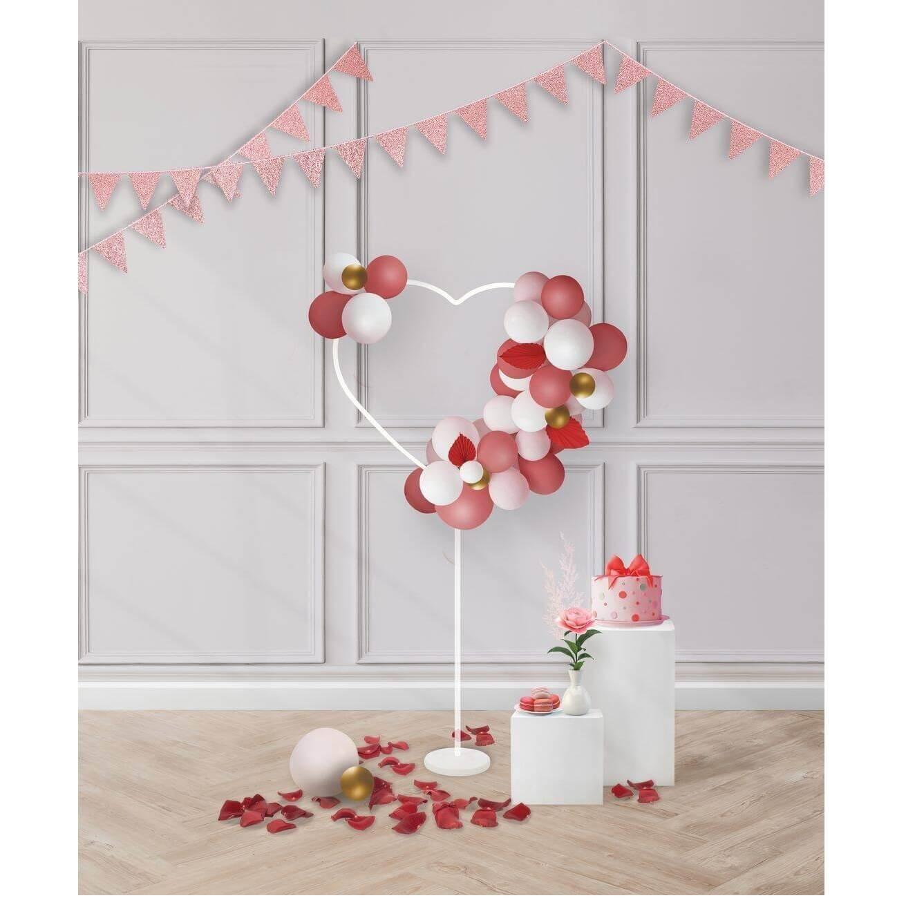 23367 support decoratif ballon coeur