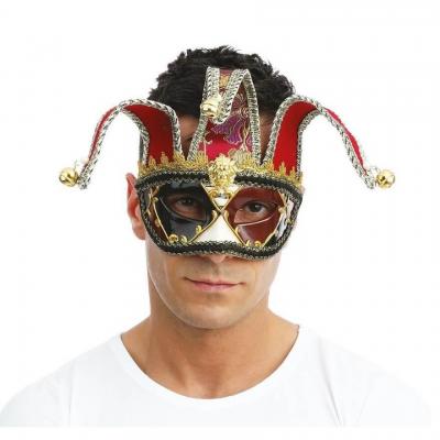 23379 accessoire deguisement loup venitien avec grelots