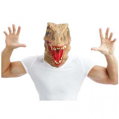 23390 accessoire de deguisement masque integral t rex dinosaure