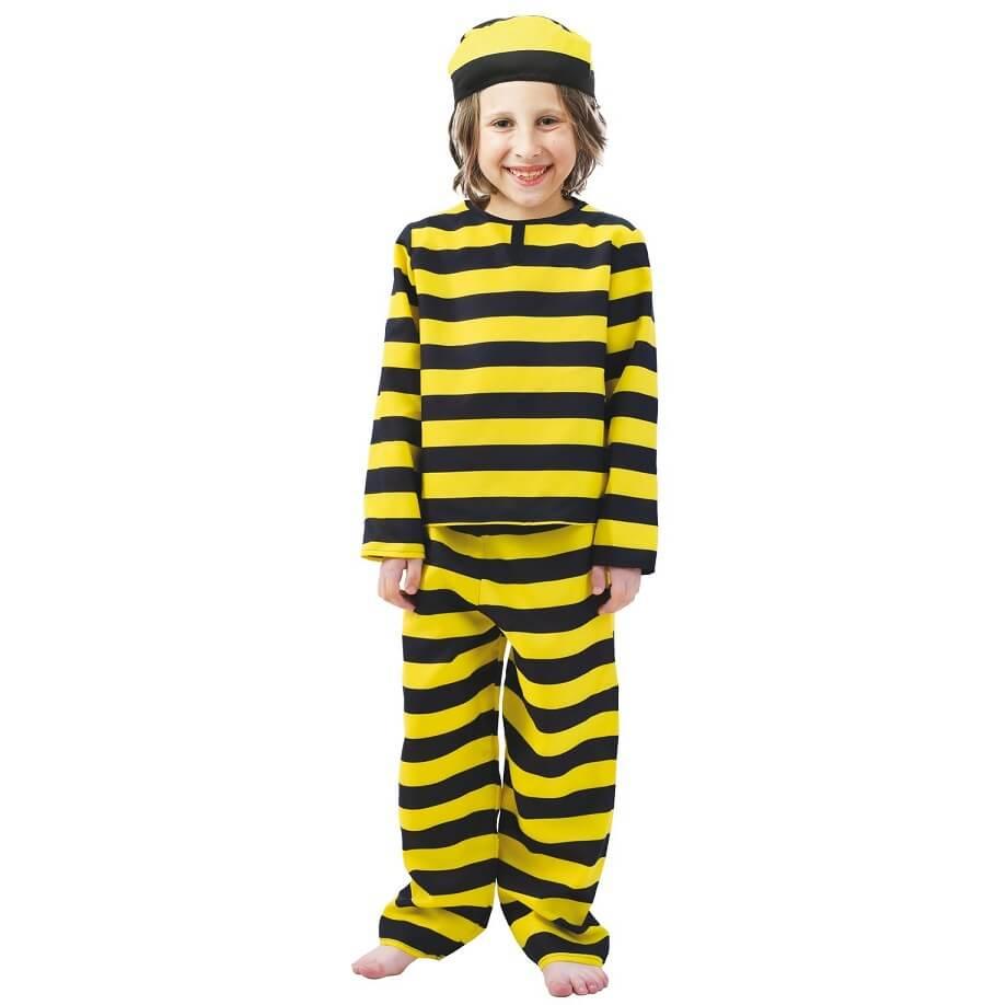 23396 age 5 6 ans costume deguisement prisonnier enfant