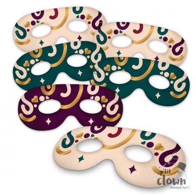 23451 article de fete d ambiance loup adulte multicolore