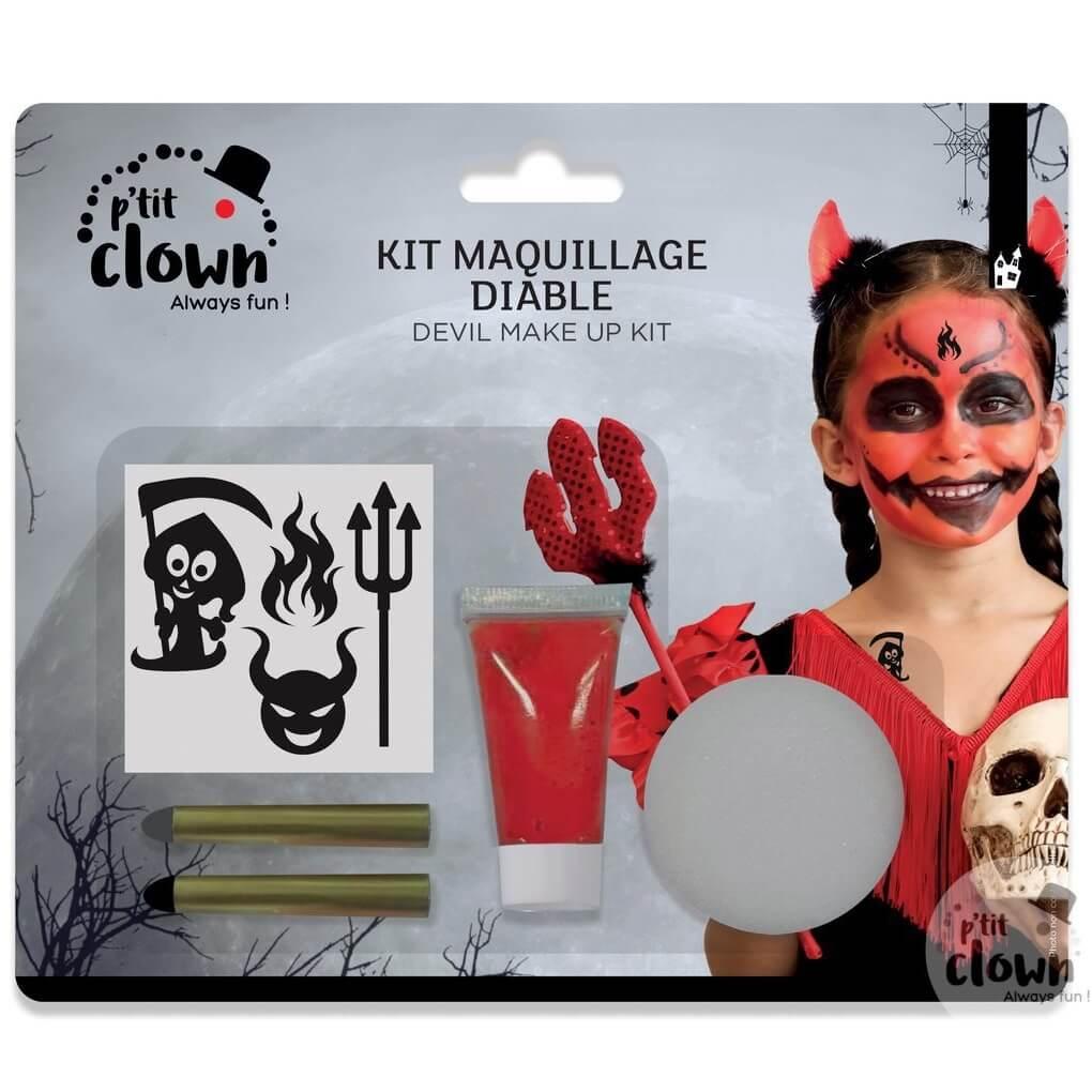 23602 kit maquillage enfant halloween diable