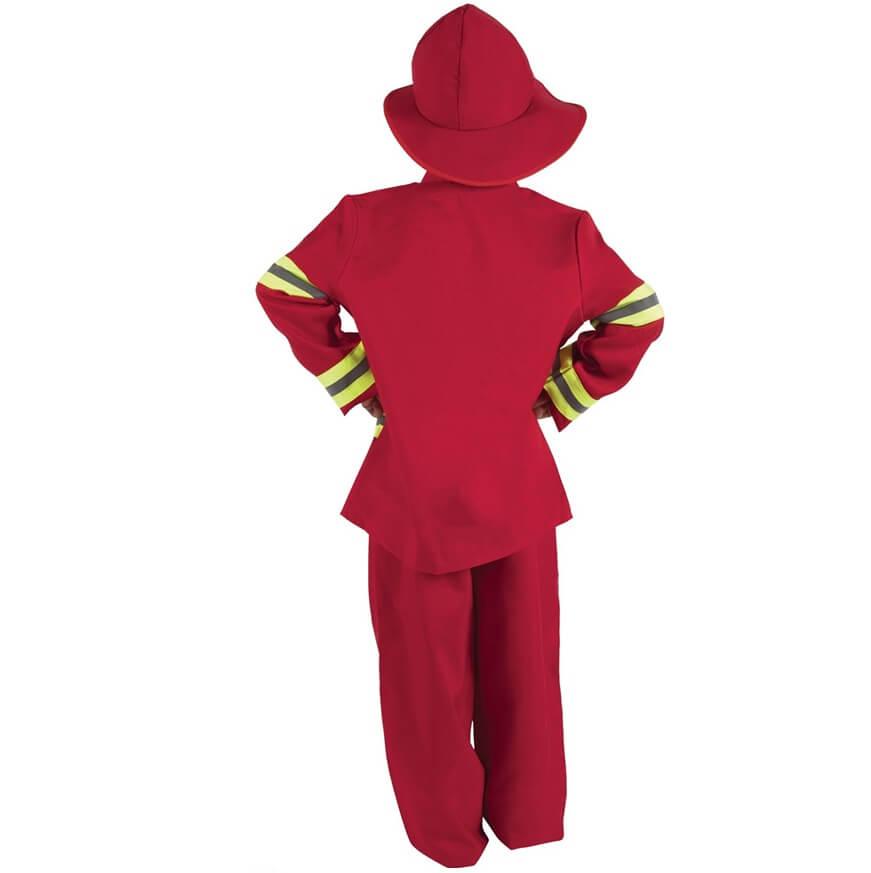 23760 taille 3 4 ans costume enfant pompier rouge
