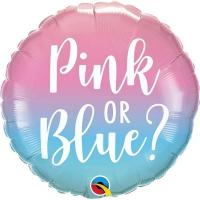 23929 ballon aluminium gender reveal bleu ou rose