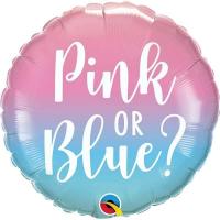 23929 ballon aluminium gender reveal bleu ou rose