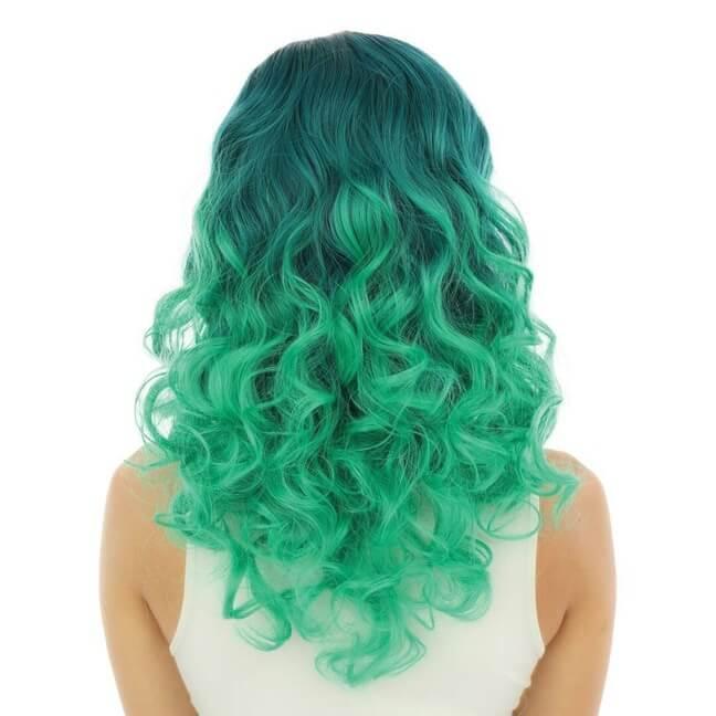24010 accessoire de deguisement adulte perruque longue bouclee et verte