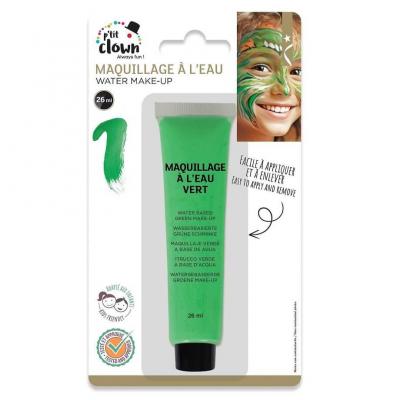 24101 maquillage fard a l eau vert carnaval halloween mardi gras