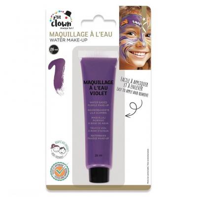 24103 maquillage fard a l eau violet carnaval halloween mardi gras