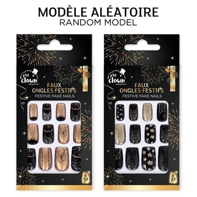 24366 boutique maquillage pas de calais faux ongles nouvel an noir dore or